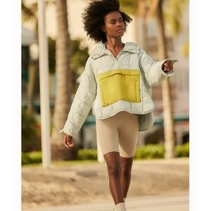 Free People Movement Pippa Pullover Colorblock Puffer / Jacket
